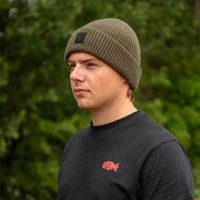 Fox Olive Merino Blend Beanie